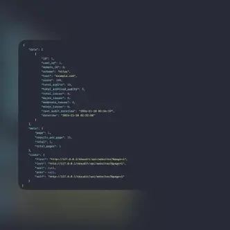 Screenshot of the app API endpoints feature